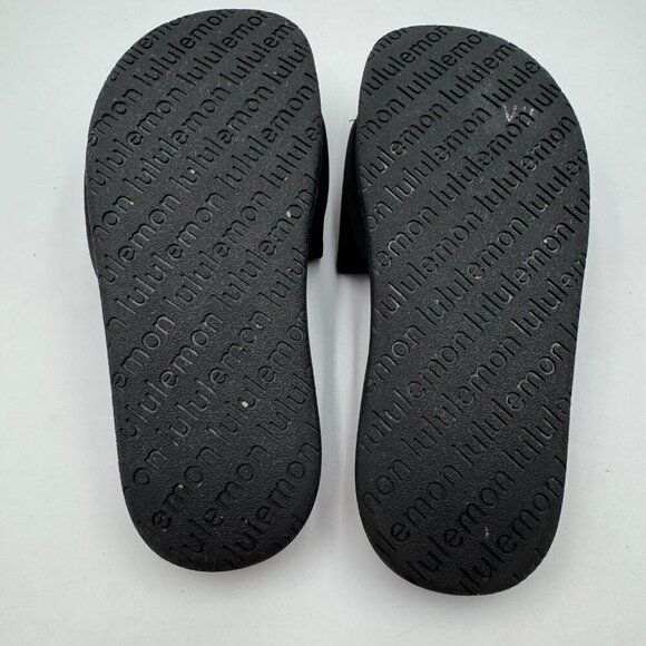 Lululemon Restfeel Womens Size 5 Black Slide Sandals - Picture 7 of 8